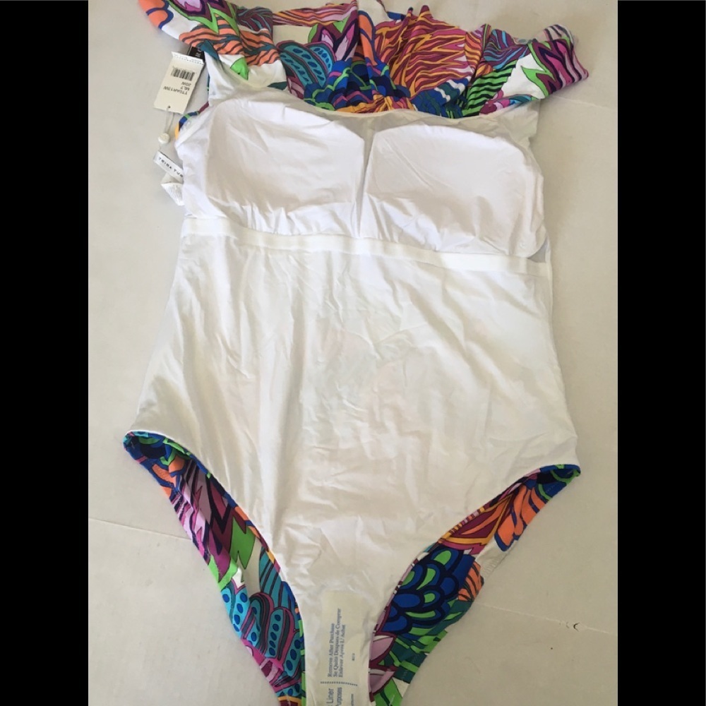 22. Trina Turk Ruffle Swimsuit - Picture 7 of 16